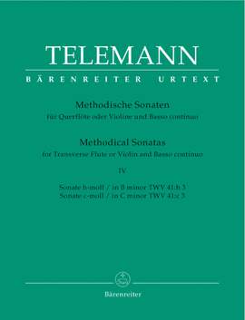 Telemann: Methodical Sonatas for Flute or Violin and Basso continuo (Urtext)