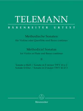 Telemann: Methodical Sonatas for Flute or Violin and Basso continuo (Urtext)