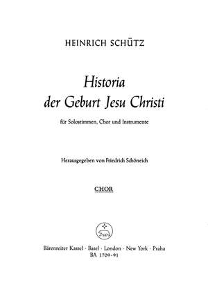 Schuetz, H: Historia der Geburt Jesu Christi (Christmas Story) (SWV 435)