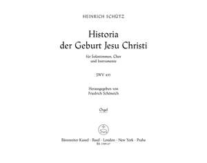 Schuetz, H: Historia der Geburt Jesu Christi (Christmas Story) (SWV 435)