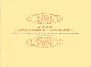 Mozart, WA: Salzburg Minuets, Vol. 2 (K.65a)