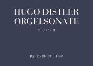 Distler, H: Organ Sonata (Trio), Op.18/ 2