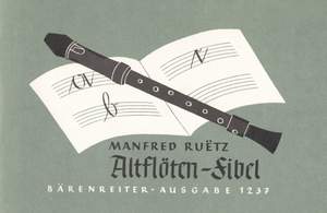 Ruetz, M: Altflotenfibel (Ger) Recorder Course