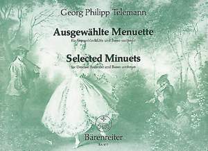 Telemann, G: Selected Minuets (TWV 34)
