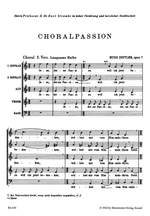 Distler, H: Chorale Passion after the 4 Gospels, Op.7 Product Image
