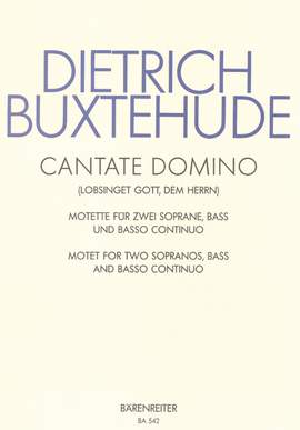 Buxtehude, D: Cantate domino (Lobsinget Gott, dem Herrn)