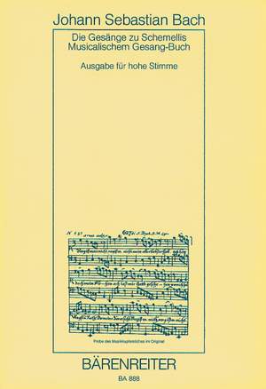 Bach, JS: Schemelli Gesangbuch 1736; 6 Songs from A.M.Bach Piano Book 1725