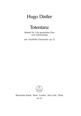 Distler, H: Totentanz, Op.12/2 (G)