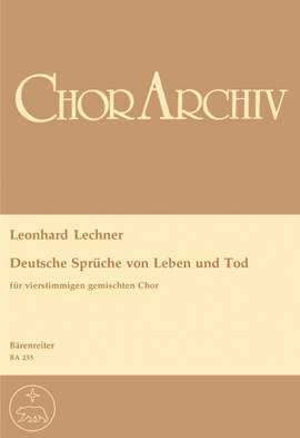 Lechner, L: Deutsche Sprueche von Leben und Tod (Urtext)