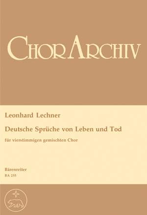 Lechner, L: Deutsche Sprueche von Leben und Tod (Urtext)