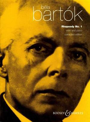 Bartók, B: Rhapsody No. 1
