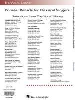 Popular Ballads for Classical Singers Product Image