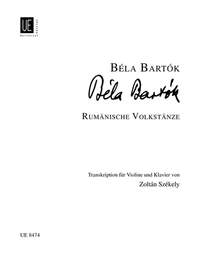 Bartok, Bela: Romanian Folk Dances (violin/piano)