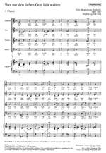 Mendelssohn Bartholdy: Wer nur den lieben Gott läßt walten Product Image
