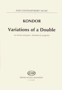Kondor, Adam: Variations of a Double (clarinet & pno)