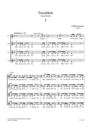 Voros, Boglarka: Fragments for Female Choir