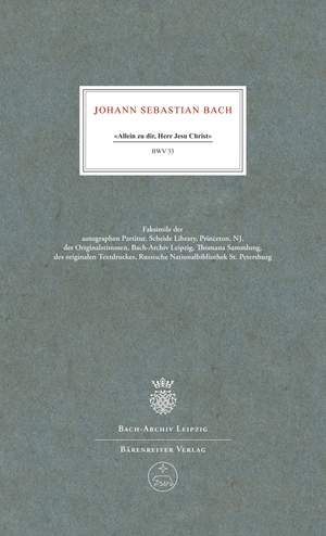 Bach, JS: Cantata No. 33: Allein zu dir, Herr Jesu Christ (BWV 33) (Urtext)