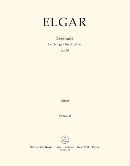 Elgar, E: Serenade for Strings, Op.20 (Urtext)