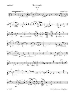 Elgar, E: Serenade for Strings, Op.20 (Urtext)