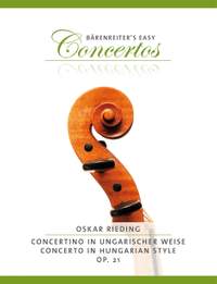 Rieding, O: Concertino in Hungarian Style for Violin, Op.21