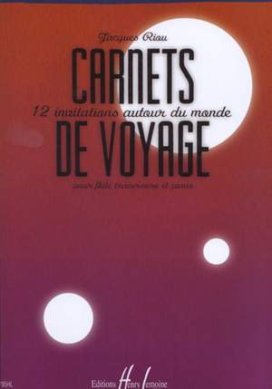 Riou, Jacques: Carnets de Voyage (flute and piano)