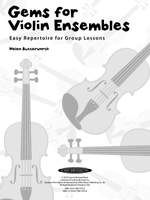 Helen Butterworth: Gems for Violin Ensembles 1 Product Image