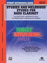 Student Instrumental Course: Studies and Melodious Etudes for Bass Clarinet, Level II