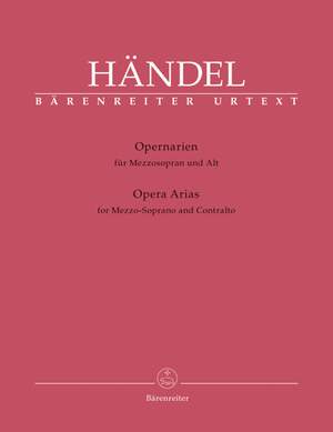 Handel, GF: Opera Arias for Mezzo-Soprano and Contralto (Urtext)