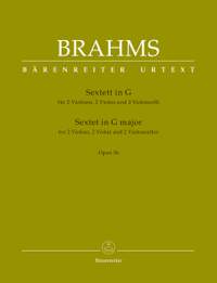Brahms, J: Sextet in G, Op.36 (Urtext)