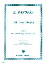 Panofka, Heinrich: 24 Vocalises Vol.1 Op.81A (high voice)