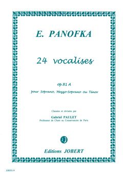Panofka, Heinrich: 24 Vocalises Vol.1 Op.81A (high voice)