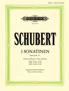 Schubert: Three Sonatinas, Op.post 137
