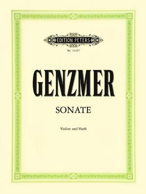 Genzmer, H: Sonate for Violin & Harp
