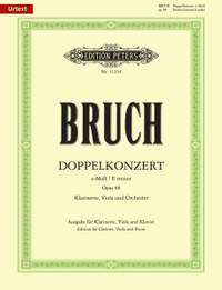 Bruch, M: Double Concerto for Clarinet (Violin), Viola & Orchestra