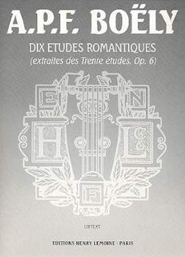 Boely, Alexandre-Pierre: 10 Etudes romantiques Op.6 (piano)