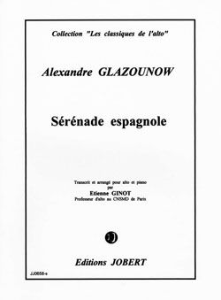 Glasunow, Alexandre: Serenade espagnole (viola and piano)