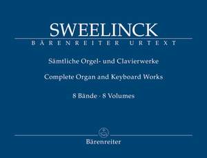 Sweelinck, J: Organ & Keyboard Works in 8 volumes (special price) (Urtext). (Includes individual volumes BA 8473-8476, 8485-8487, 8494)