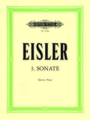 Eisler, H: Third Sonata
