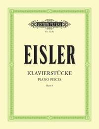 Eisler, H: Piano Pieces, Op.8