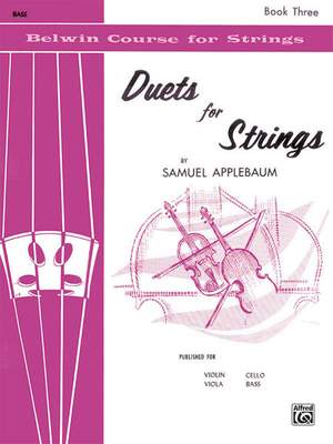 Samuel Applebaum: Duets for Strings Book 3