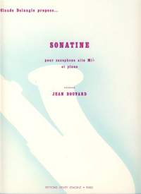 Bouvard, Jean: Sonatine (Eb sax and piano)