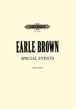 Brown, Earle: Special Events