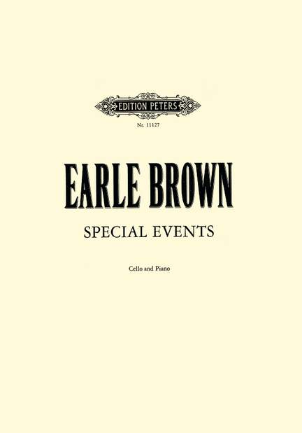 Brown, Earle: Special Events