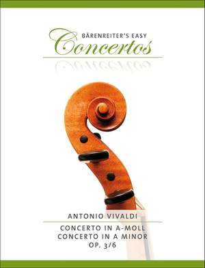 Vivaldi, A: Concerto for Violin in A minor, Op.3/6
