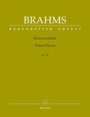 Brahms, J: Piano Pieces, Op.119 (Urtext)