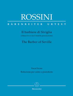 Rossini, G: Il barbiere di Siviglia (Urtext)