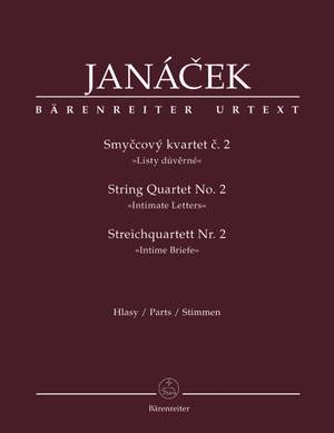 Janacek, L: String Quartet No.2 (Intimate Letters) (1928) (Urtext)