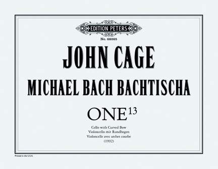 Cage, J: One 13