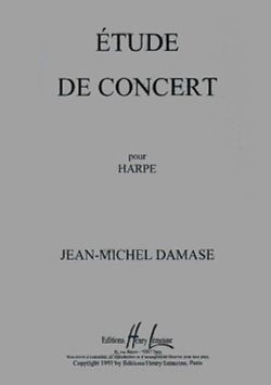 Damase, Jean-Michel: Etude de concert Op.14 (harp)