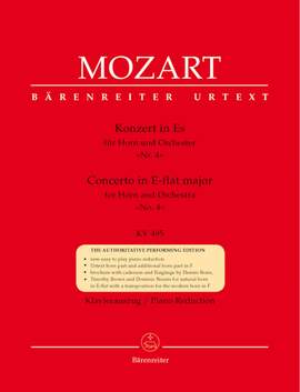 Mozart, WA: Concerto for Horn No.4 in E-flat (K.495) (Urtext)